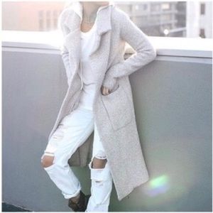 ⏳ZARA Long Heavy Knit Coat